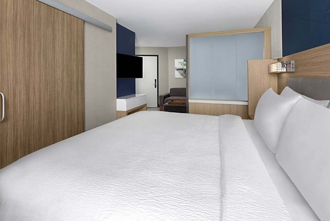 1 King Bed with Trundle Bed Suite-SpringHill Suites by Marriott East Rutherford Meadowlands/Carlstadt