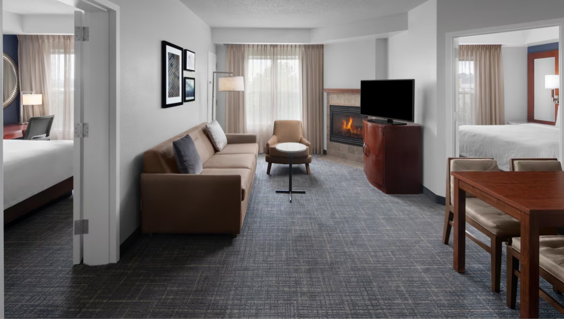 2 Bedroom Suite, Bedroom 1:1 Queen Bed,Bedroom 2:1 Queen Bed , Sofa Bed-Residence Inn by Marriott East Rutherford Meadowlands