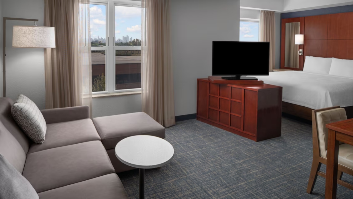 Studio Room with City Rooftops, Studio, 1 King Bed, Sofa Bed-Residence Inn by Marriott East Rutherford Meadowlands