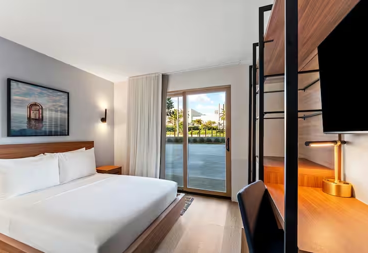 1 King Bed with Balcony-The Anthem Los Angeles Stadium District, Tapestry By Hilton
