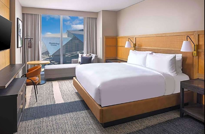 Skyline 1 King Bed Guestroom, City View-Signia By Hilton Atlanta Georgia World Congress Center