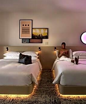 2 Queen Beds-Reverb by Hard Rock Atlanta Downtown