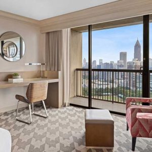Premier Centennial Olympic Park View Balcony Room-Omni Hotel at Centennial Park